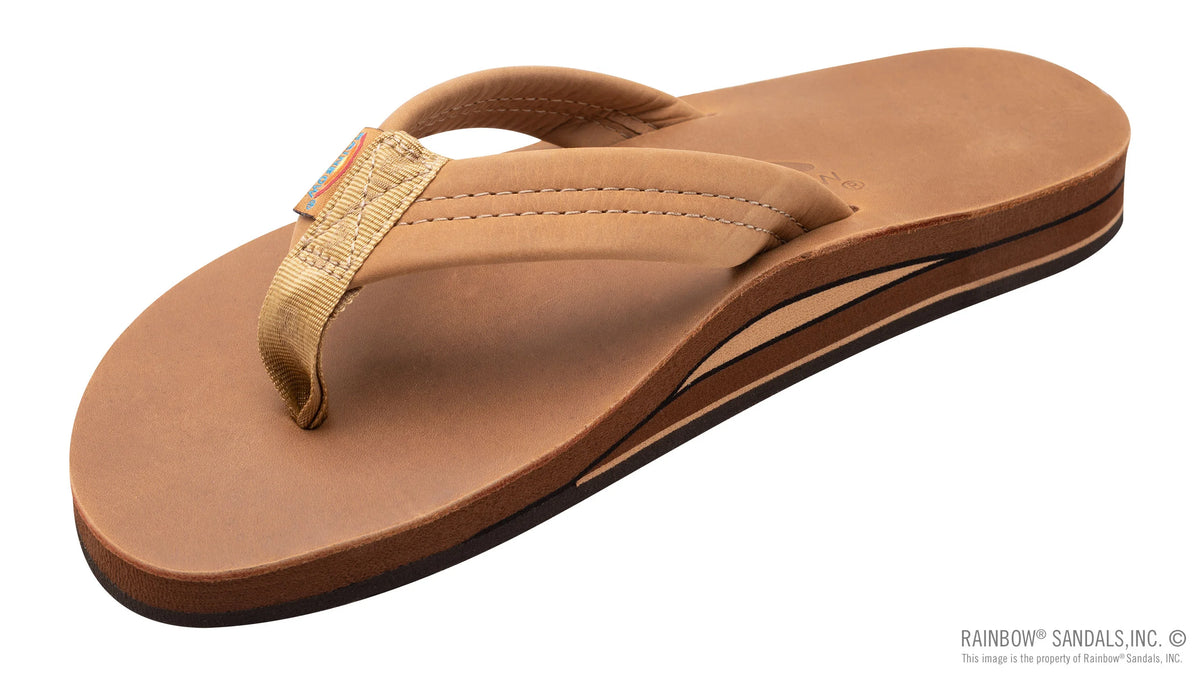 Luxury Leather Buckskin Double Layer Arch  