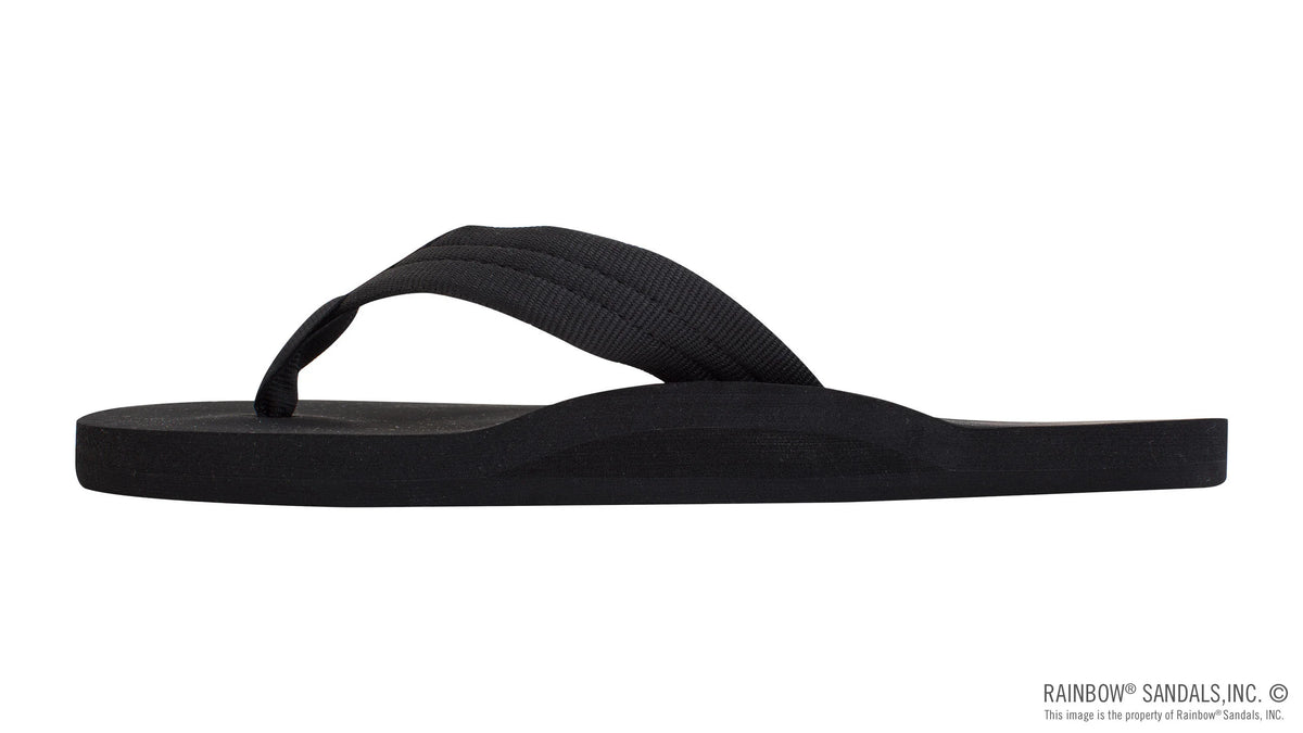 The Cloud - Soft Rubber Top Black Polyester Strap 