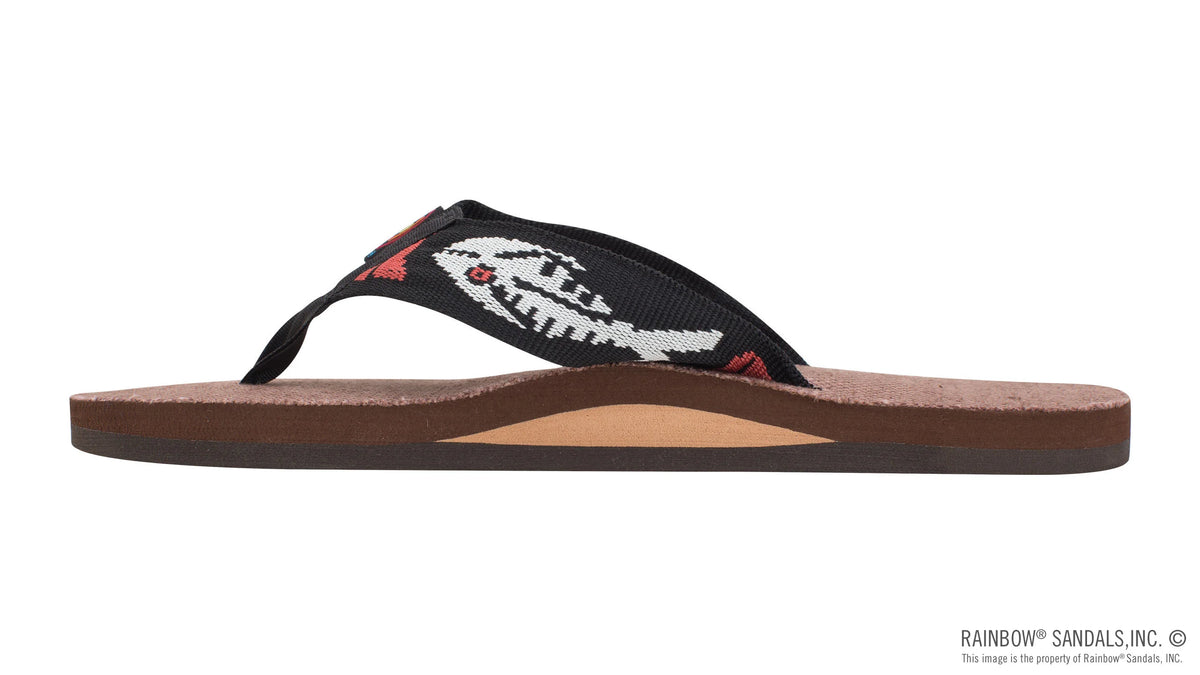 Brown Hemp Top Sole Silver Fish Strap Single Layer Arch  