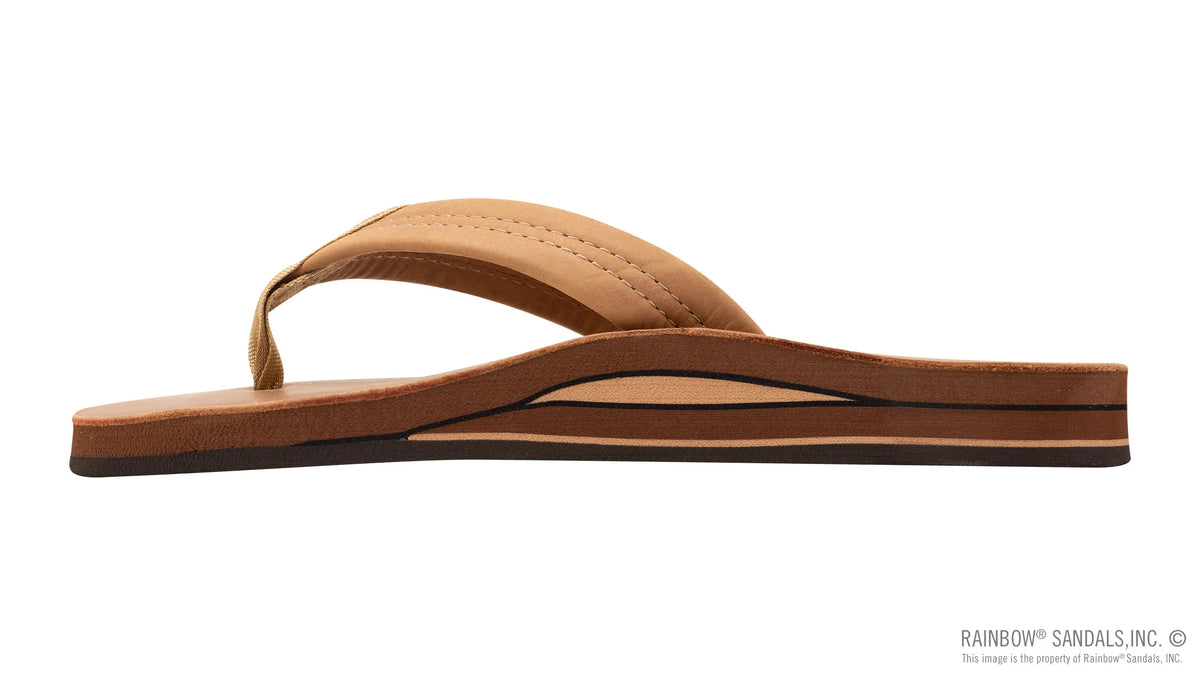 Luxury Leather Buckskin Double Layer Arch  