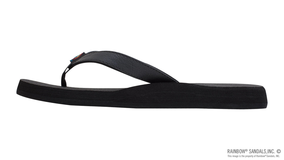 The Cottons - Soft Rubber Topsole Black Tapered Strap
