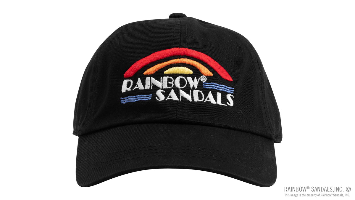 Rainbow Dad Hat w/ Logo - Black